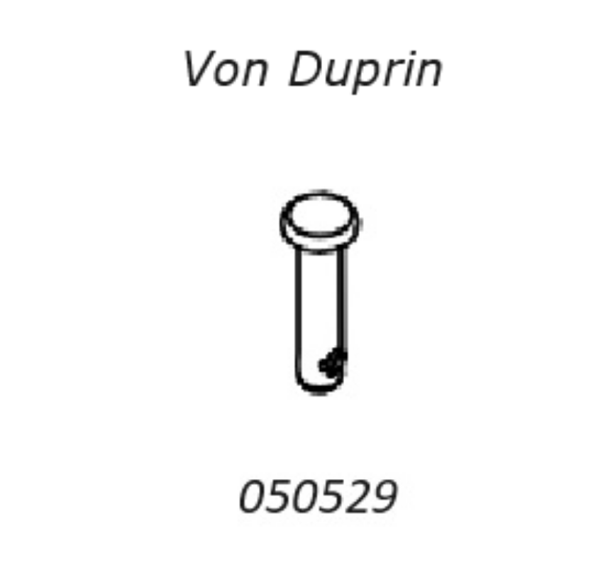 Picture of 050529 Control Link Pin Kit, with Retaining Ring