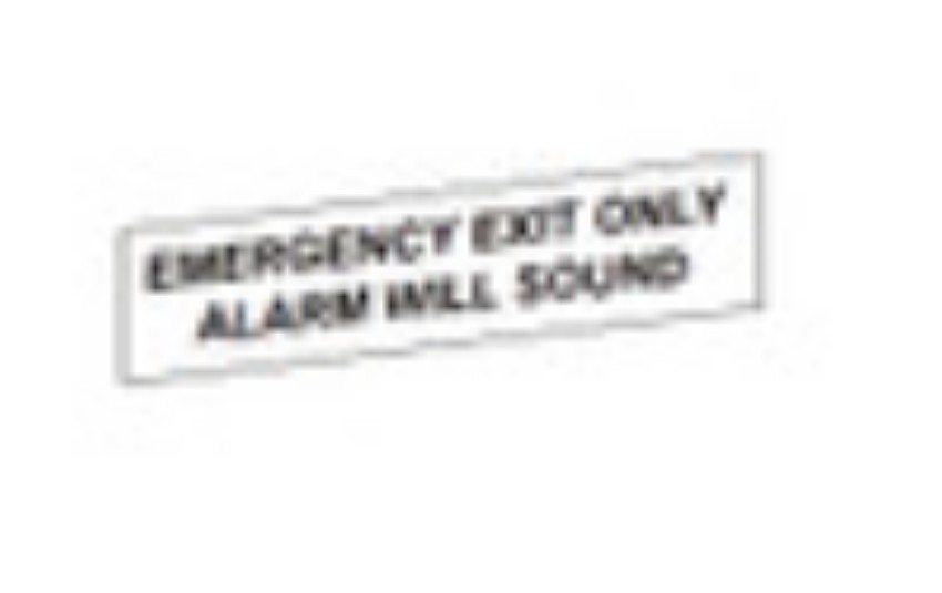 Picture of 969122 Alarm Kit Sign