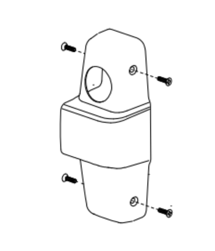 Picture of 050562, CX-CD/SD98/9947/49 Center Case Cover Kit - RHR