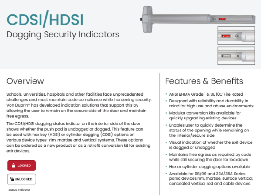 Picture of 040072 Hex Dogging with Indicator Conversion Kit