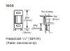 Picture of 1606 Rim Strike, Optional Strike For 1654 Mullion, Panic Single or Paired