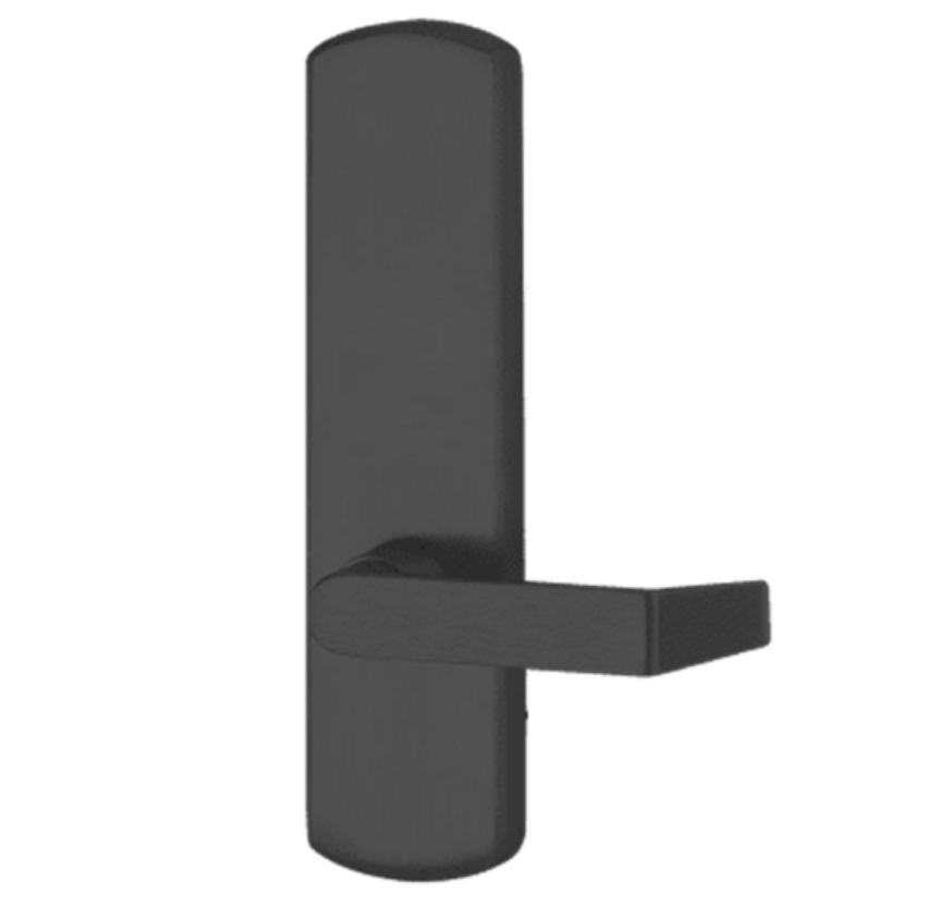Von Duprin 996L-BE Lever-Blank Escutcheon in 315 Black Anodized
