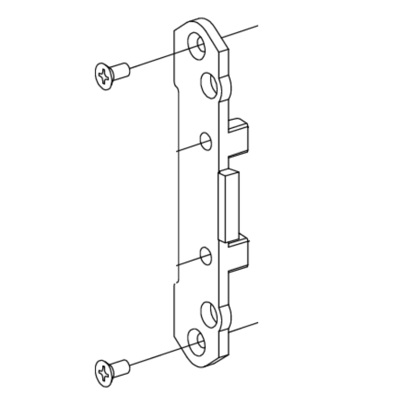 Picture of 050332, 55 Rim Backplate w/Screws