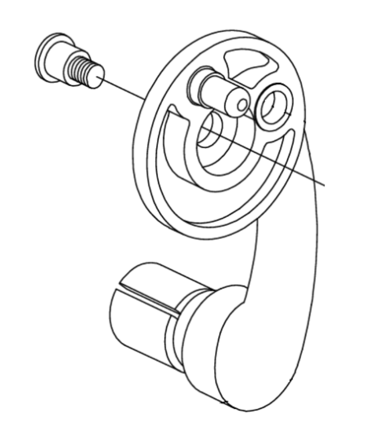 Picture of 090050, 55 Rim Center Case Retaining Screw Pkg/10