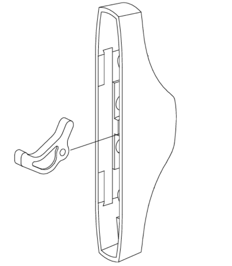 Picture of 050358, 5547-F/47WDC Lift Member Lever