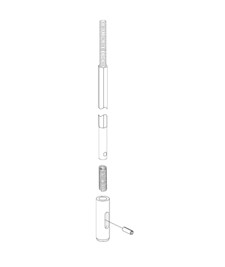 Picture of 050096, 5547WDC Bottom Rod Kit