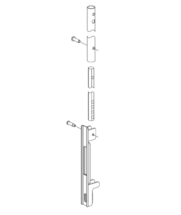 Picture of 051704, 5547 Extension Rod Kit 8'–10' Door