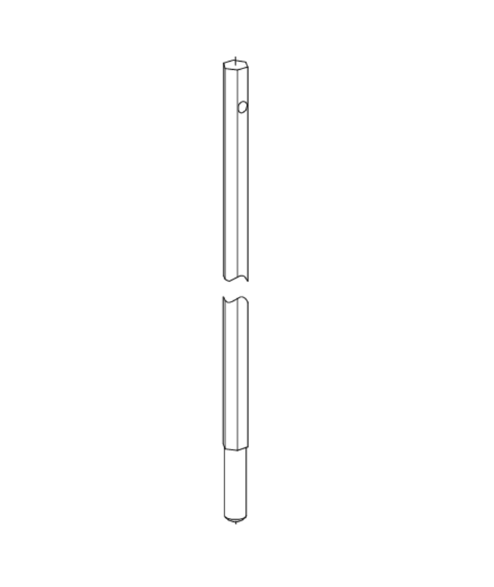 Picture of 051705, 5547-F Extension Rod Kit 8'–10' Door