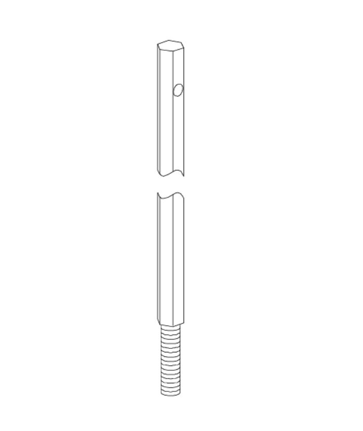 Picture of 051707, 5547WDC Extension Rod Kit 8'–10' Door