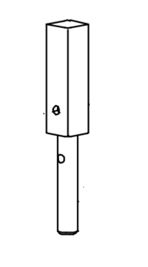 Picture of 090075 Rod Extension Connector Package of 4