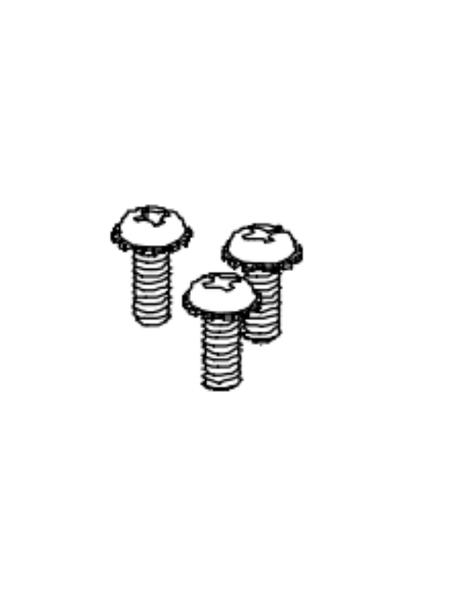 Picture of 090061 Latch Brkt Mtg. Screw (Metal Door) Pkg of 6