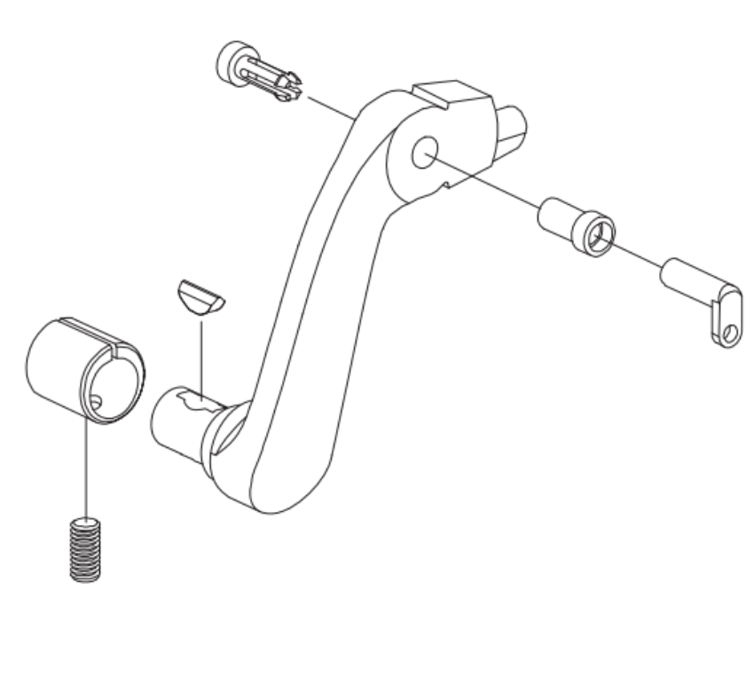 Picture of 050440, 88-F Rim RH Lever Arm Kit