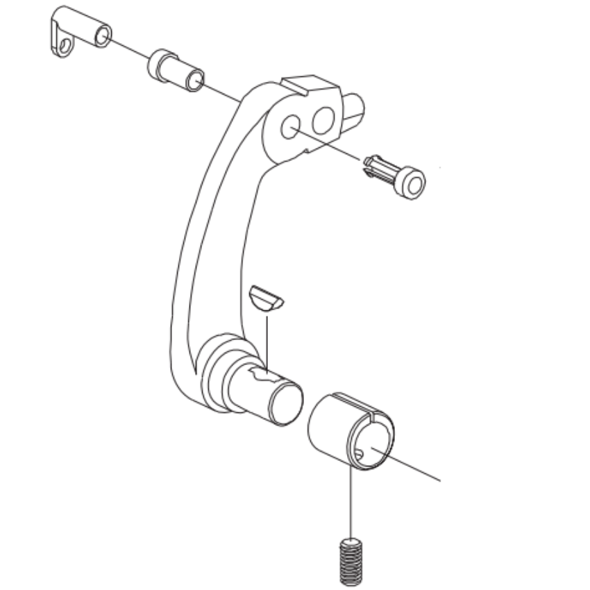 Picture of 050443, 8827-F/47-F LH Lever Arm Kit