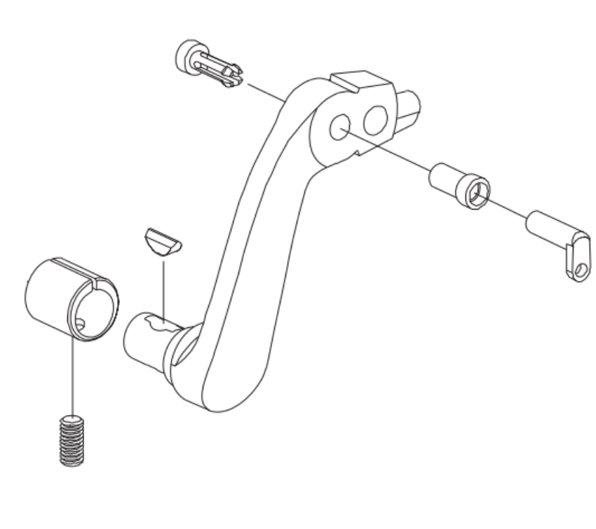 Picture of 050442, 8827-F/47-F RH Lever Arm Kit