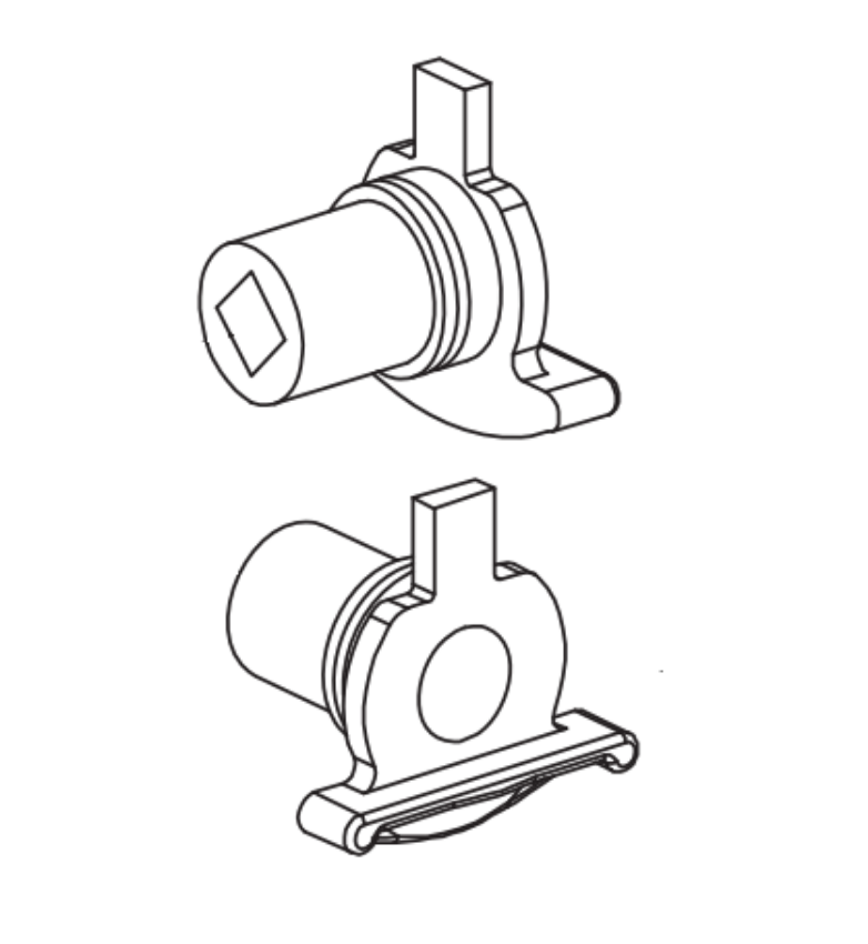 Von Duprin 050449 8827K K-NL F Knob Hub