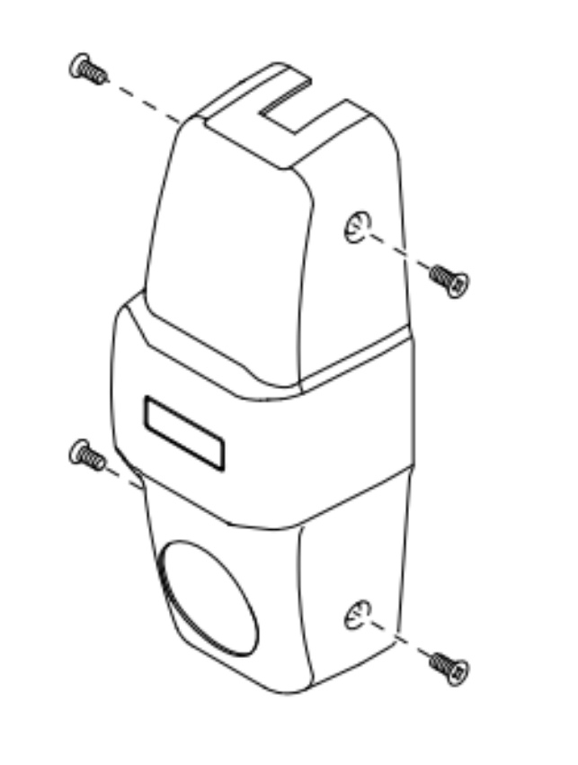 Picture of CC-CVR-2SI-98/9927 Center Case Cover Kit, Double Cylinder, Security Indicator, For 99/9827 SVR Device