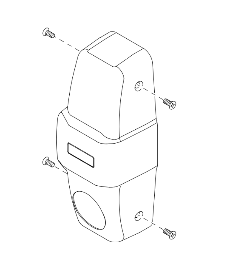 Picture of CC-CVR-2SI-98/9947 Center Case Cover Kit, Double Cylinder, Security Indicator, For 99/9847 CVR Device