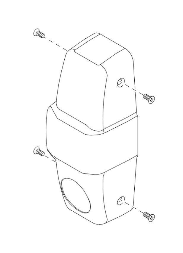 Picture of CC-CVR-2-98/9947 Center Case Cover Kit, Double Cylinder, For 99/9847 CVR Device