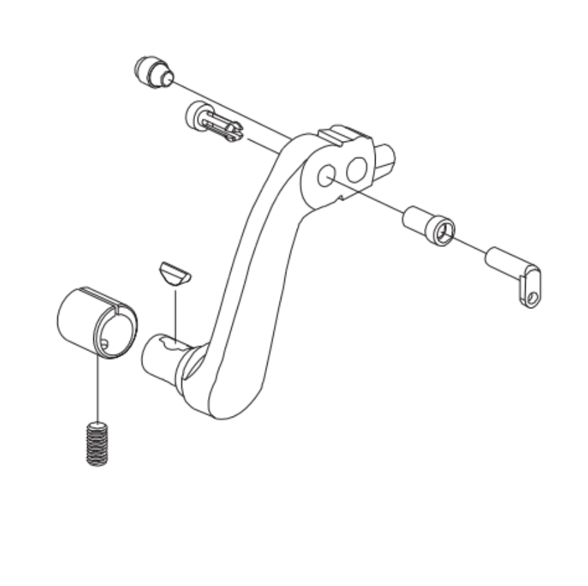 Picture of 050444, 8875-F RH LeverArm Kit (no dog screw)