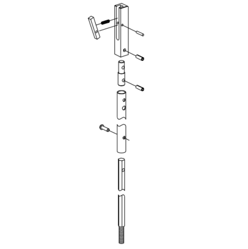 Picture of 050374, 5547WDC Top Rod Kit 8'–10' Door