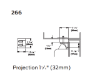 Picture of 266 Surface Vertical Rod Top Strike