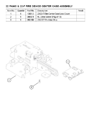 22 PANIC & 22-F FIRE DEVICE CENTER CASE ASSEMBLY