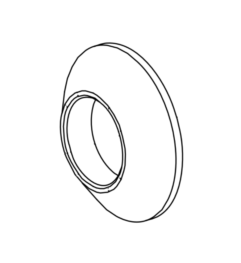 Picture of 110343, 210K Rose, Hub and Cap Assy