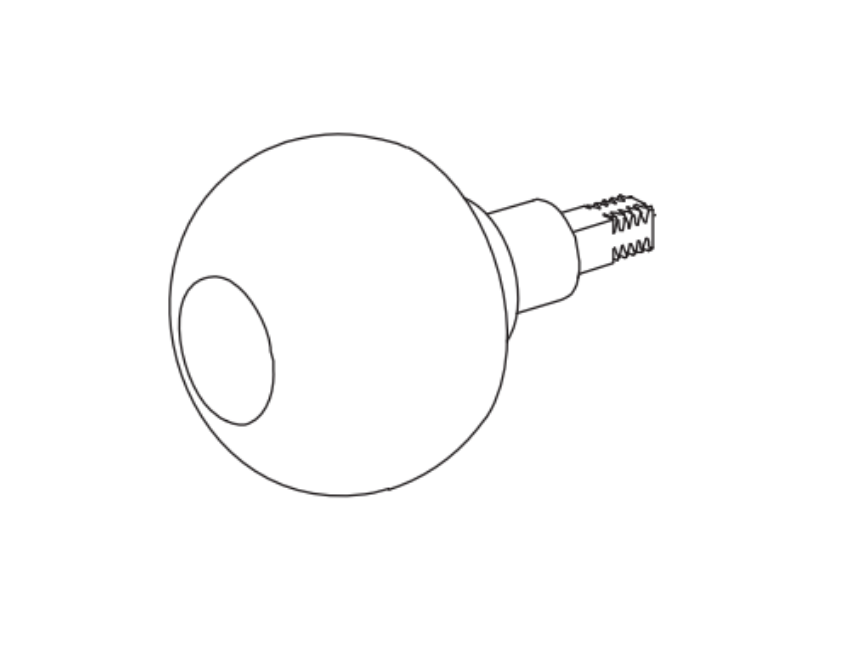 Picture of 110547, 606K/880K Orbit Knob Assembly (DT)