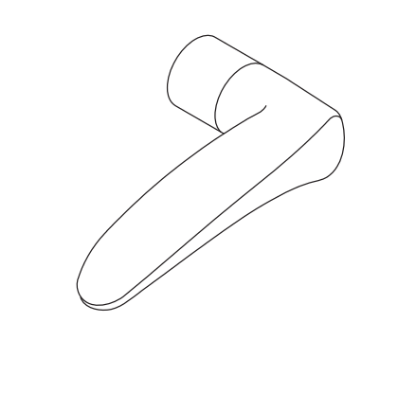 Picture of 050012, 360/992 RMV 994/996 L-DT/L-NL Trim Lever, 12 Style, RHR