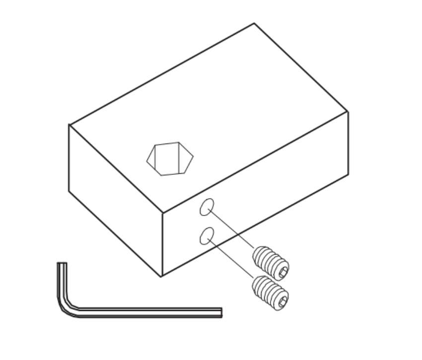 Picture of 109126, Rod Member Kit 1-3/4" Door, Model 371