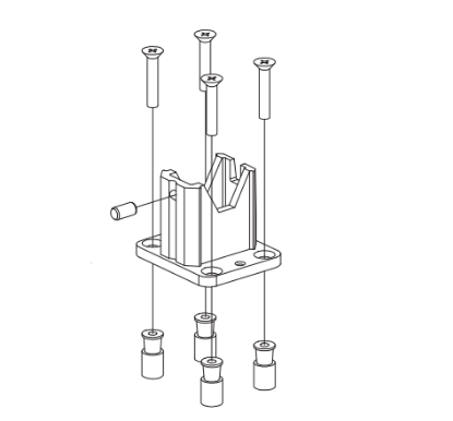 Picture of 900402 Mullion (Bottom) Screw Package