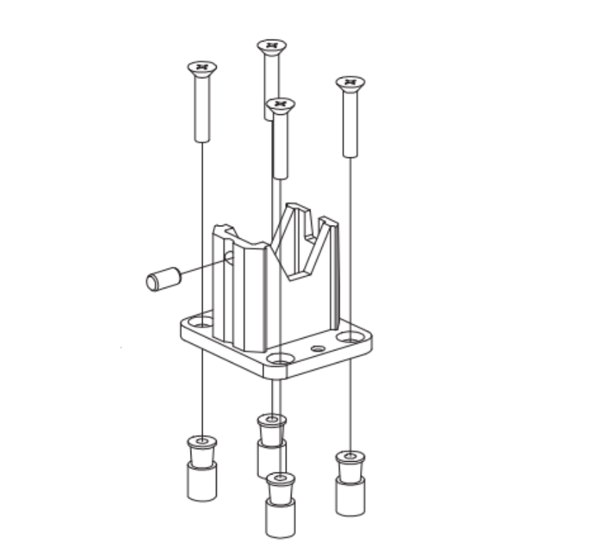 Picture of 900402, Mullion (Bottom) Screw Package