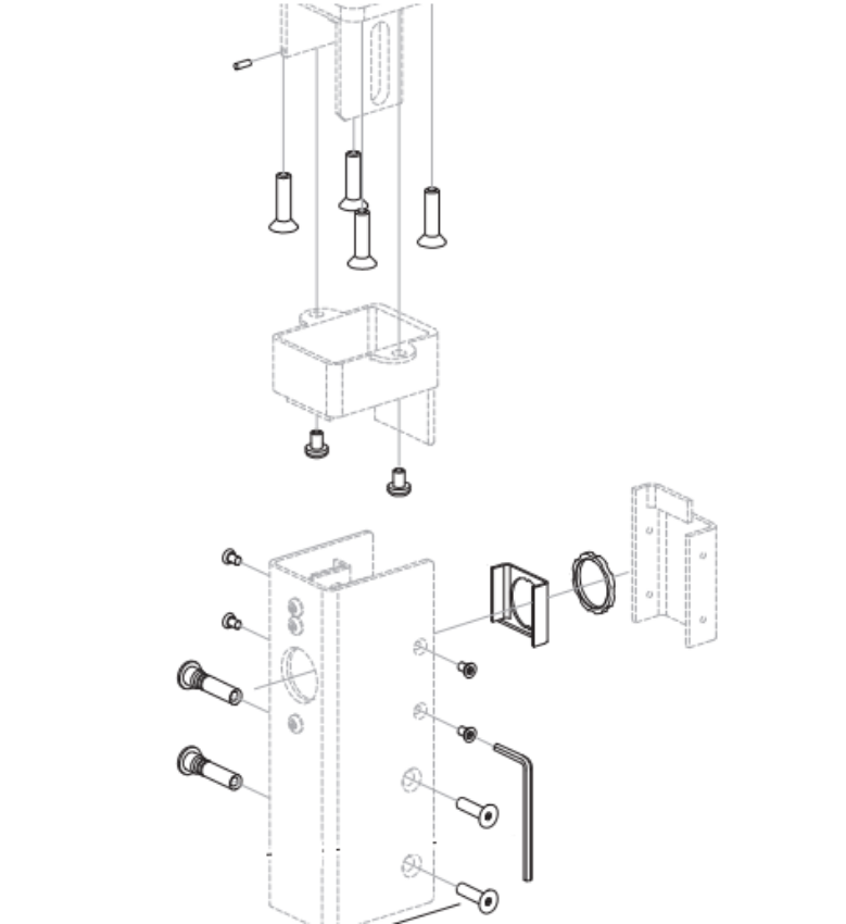 Picture of 900409, KR1654/4954 Mullion Mounting Package