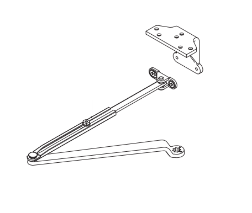 Picture of 1250-3077/62A  Reg Arm w/ 62A Shoe