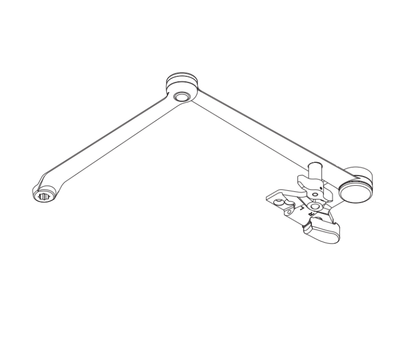 Picture of 1250-3049SCNS Hold Open Spring CUSH Arm