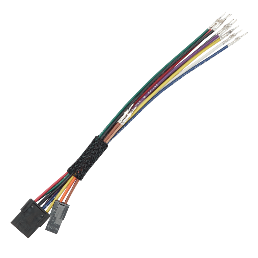 Picture of CON-6P, 6" Wire Harness, Molex Connector On One End, Crimped Pins On The Other End