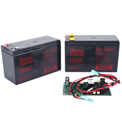 Picture of 900-BBK Optional Distribution Board, Battery Backup Kit, Includes Two 7A/hour Batteries