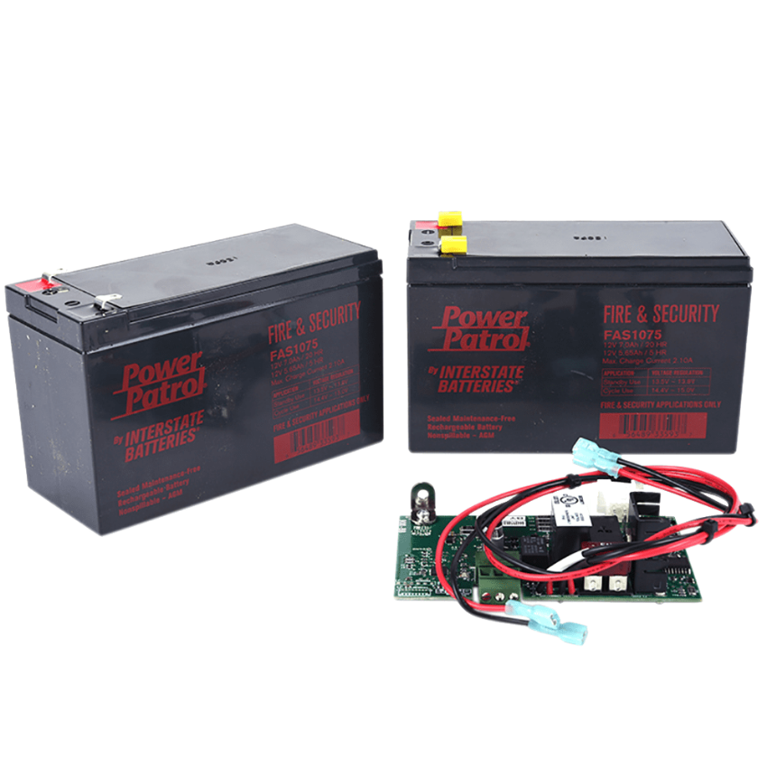 Picture of 900-BBK Optional Distribution Board, Battery Backup Kit, Includes Two 7A/hour Batteries