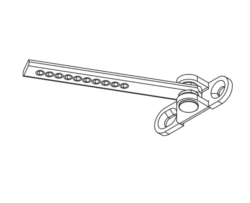 Picture of 3030-79H Hold Open Rod and Shoe Assembly