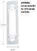 Picture of 10WDA Cover Plate, 370 Series Controls On Wood Doors