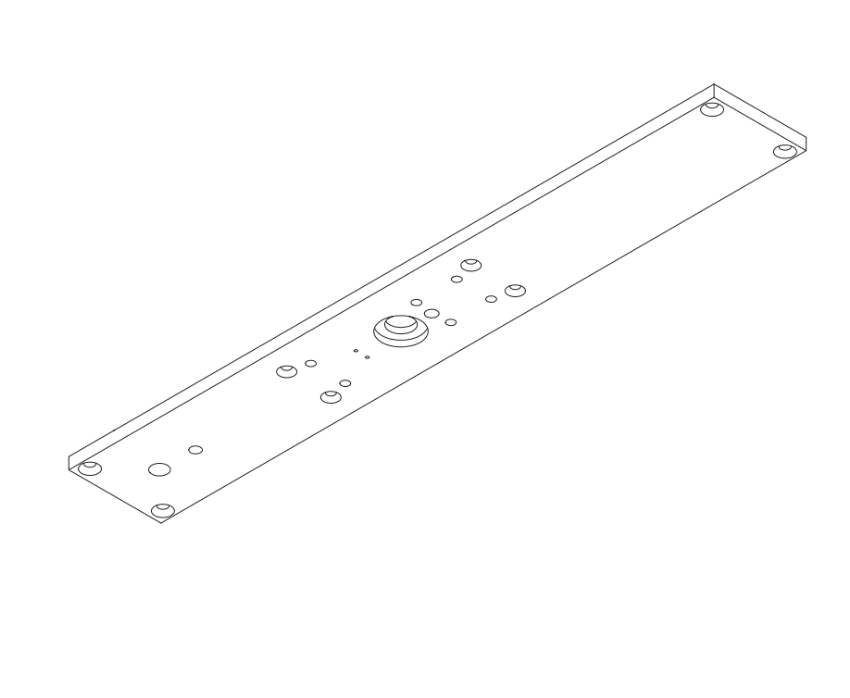 Picture of 2610-3002 Mounting/Finish Plate