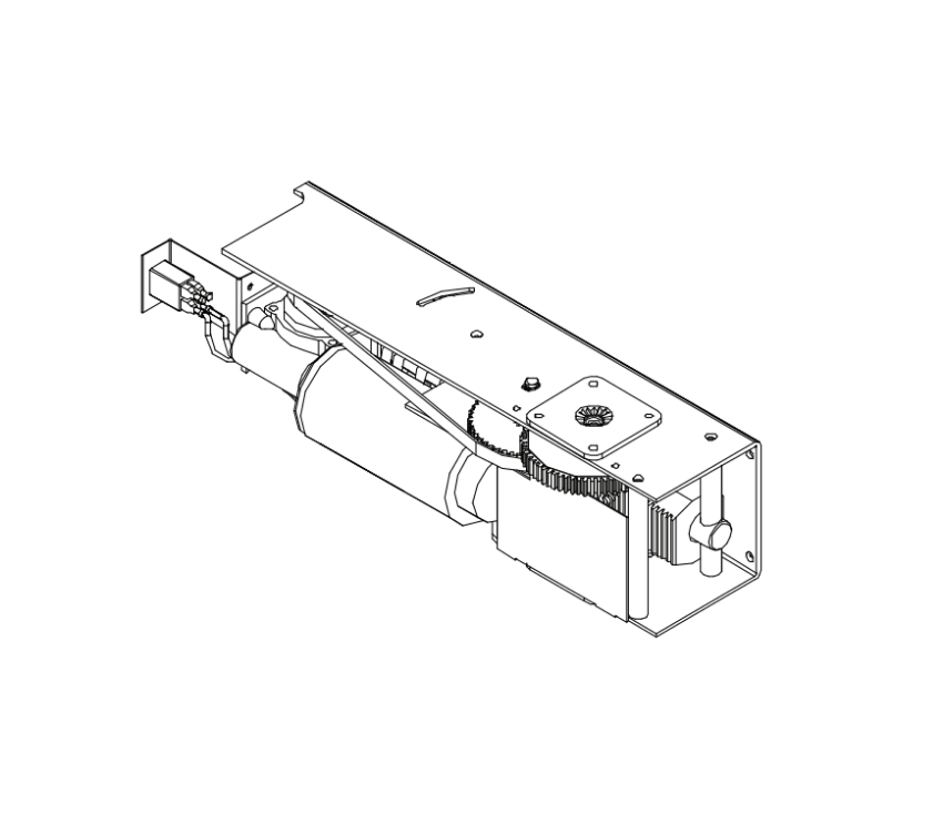 Picture of 9140-3454S Motor Gearbox Assembly w/ Switch