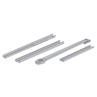Picture of 2810-3077OPCM Offset Arm w/Track & Concealed Channel