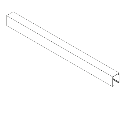 Picture of 2850-572 Header Extrusion Only, 72"