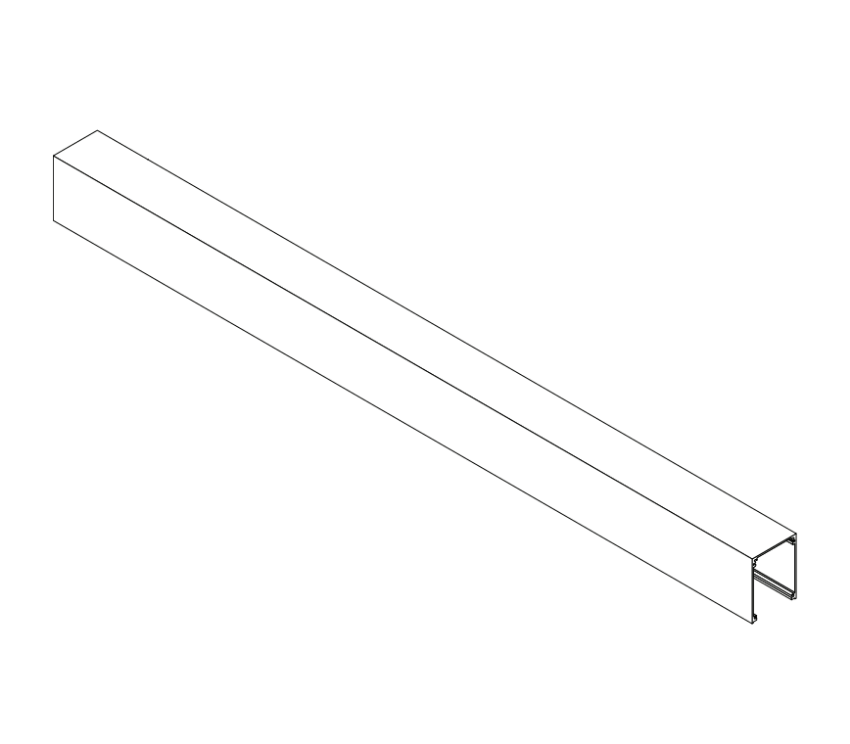 Picture of 2860-572 Header Extrusion Only, 72"