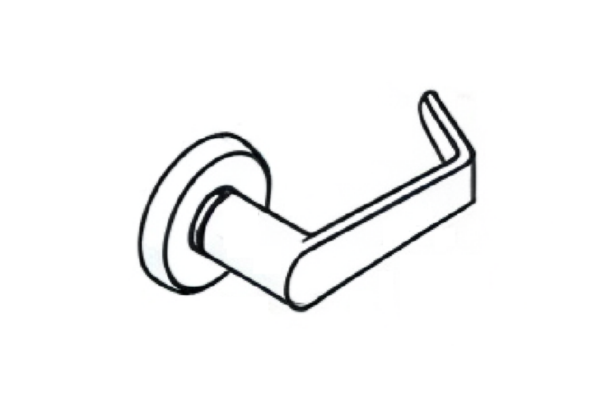 Picture of AS76280 MA Series Lever Assembly, w/Spring Cage, Dane Lever - Gala Rose