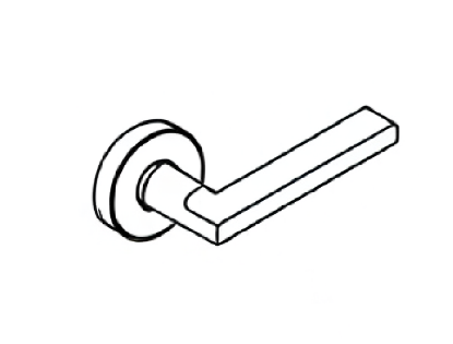 Show details for AS76360 MA Series Lever Assembly, Sectional Trim, Latitude Lever - Gala Rose Picture of AS76360 MA Series Lever Assembly, Sectional Trim, Latitude Lever - Gala Rose