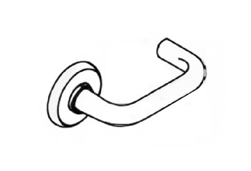 Picture of AS76526 MA Series Lever Assembly, Sectional Trim, Sutro Lever - Gala Rose