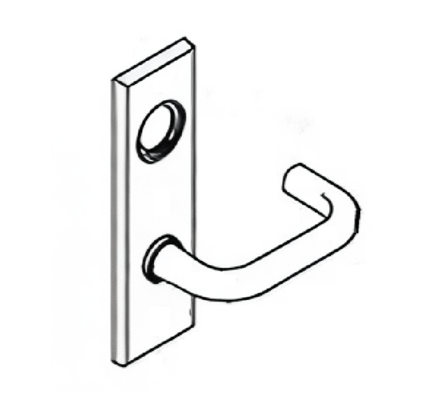 Picture of AE77526 Grade 1 Assembly, Sutro Lever, Napa Escutcheon
