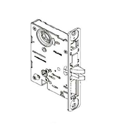 Picture of A7819, MA311 Lock Case, Privacy, Bedroom or Bath Lock, Non-Keyed